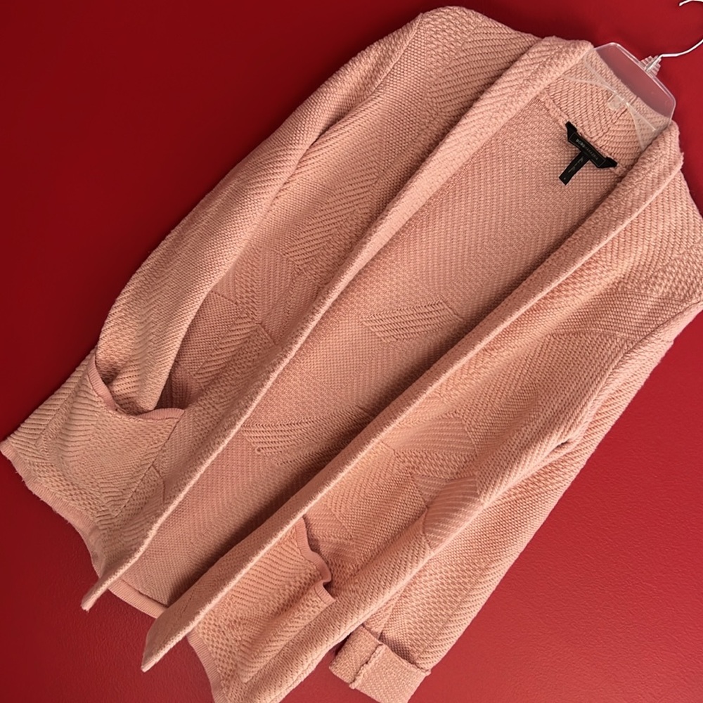 BCBG Maxazria Cardigan Ginata Soft Petal Pink Sweater S